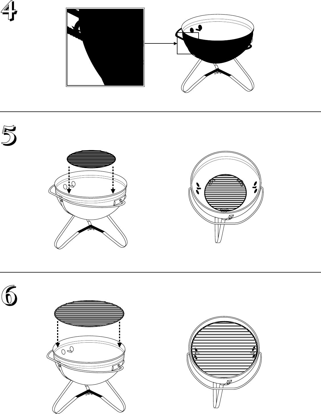 Page 3 of 4 - Weber Weber-Smokey-Joe-Grill-Smokey-Joe-Gold-Installation-Manual- Smokey Joe Tuck-N-Carry Owners Guide 96195 08/1996 PDF File  Weber-smokey-joe-grill-smokey-joe-gold-installation-manual