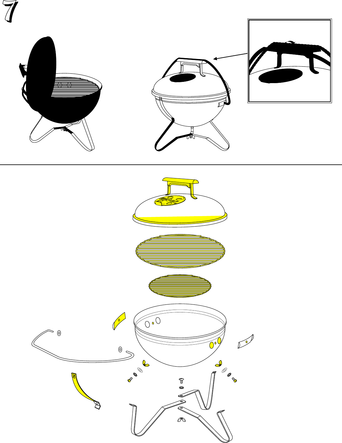 Page 4 of 4 - Weber Weber-Smokey-Joe-Grill-Smokey-Joe-Gold-Installation-Manual- Smokey Joe Tuck-N-Carry Owners Guide 96195 08/1996 PDF File  Weber-smokey-joe-grill-smokey-joe-gold-installation-manual