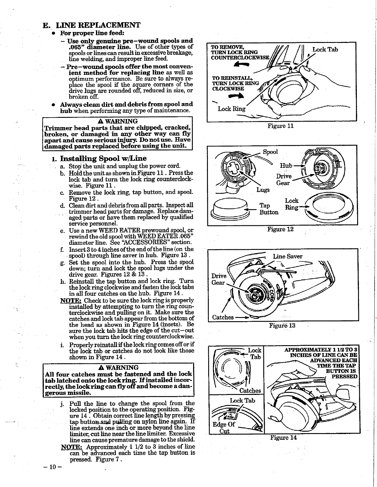 Page 10 of 12 - Weed-Eater Weed-Eater-1209-Operators-Manual- OM, 1208, 1995-01, TRIMMERS/EDGERS  Weed-eater-1209-operators-manual