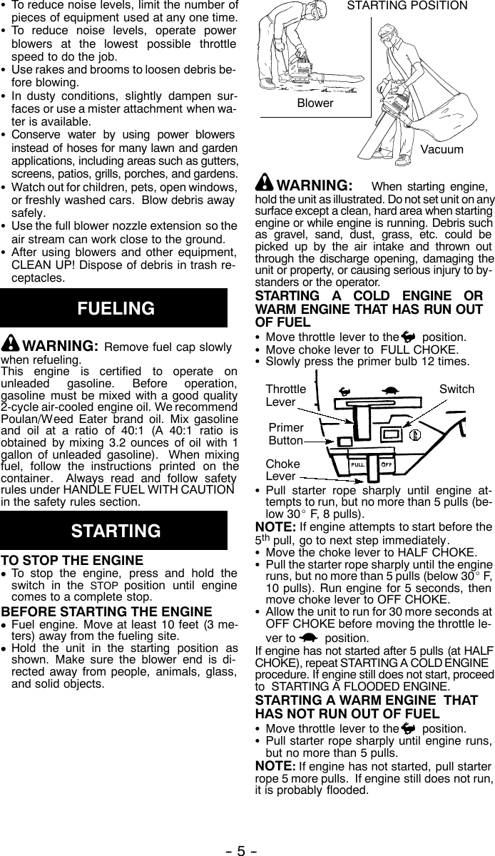 Page 5 of 8 - Weed-Eater Weed-Eater-530087688-Instruction-