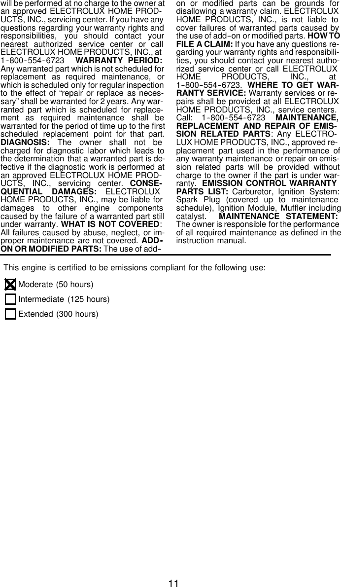 Page 11 of 11 - Weed-Eater Weed-Eater-Le-Instruction-Manual- Weed-eater-le-instruction-manual