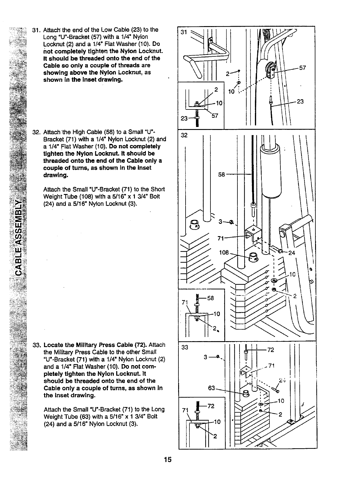 Weider 831159380 User Manual PRO 9645 Manuals And Guides 99020060