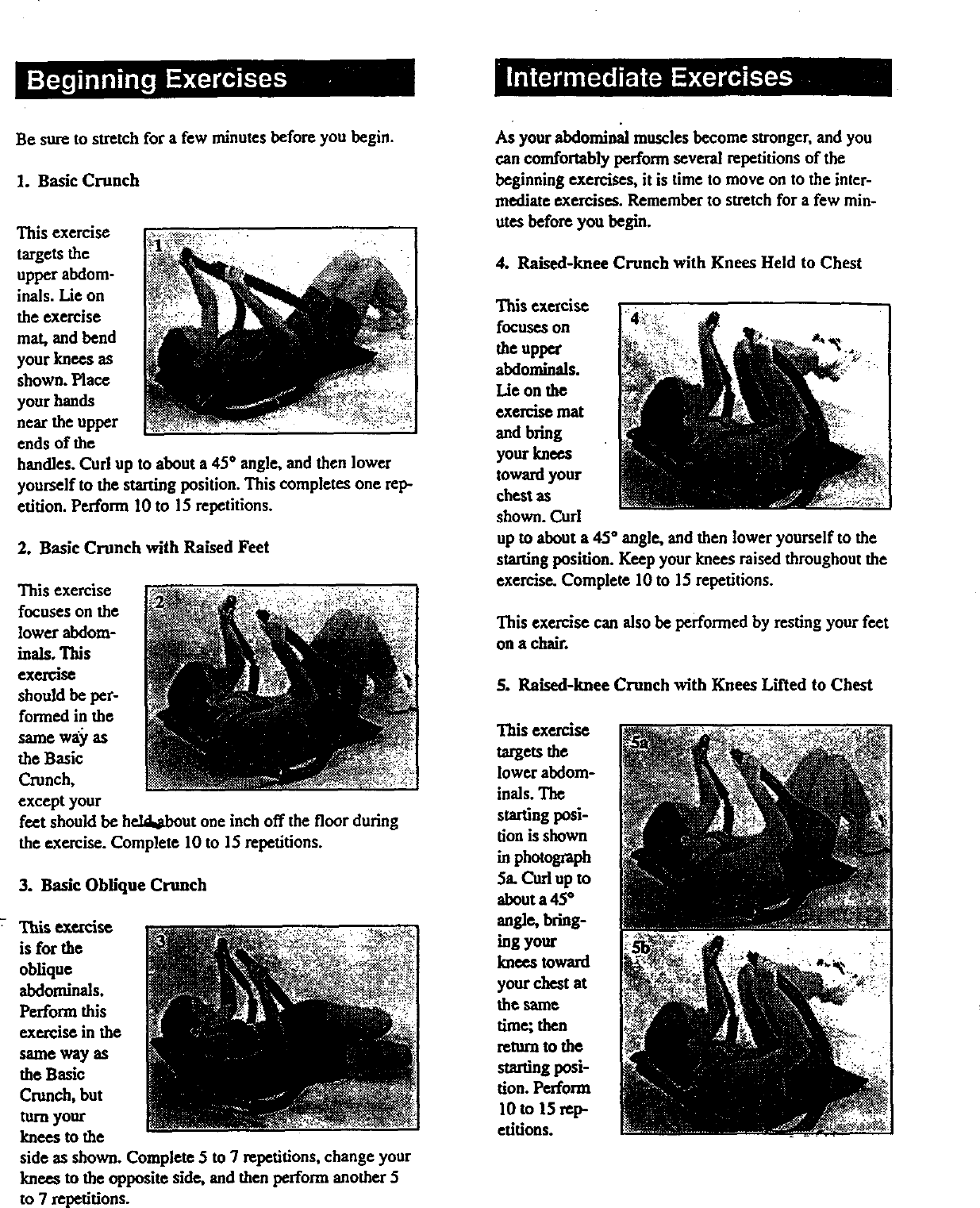 Page 5 of 8 - Weider 831280750 User Manual  AB SHAPER - Manuals And Guides 99020146