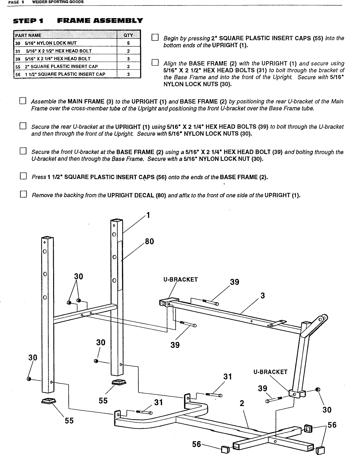 Page 6 of 12 - Weider Weider-1033-Ultramax-Bench-1033-Users-Manual-  Weider-1033-ultramax-bench-1033-users-manual