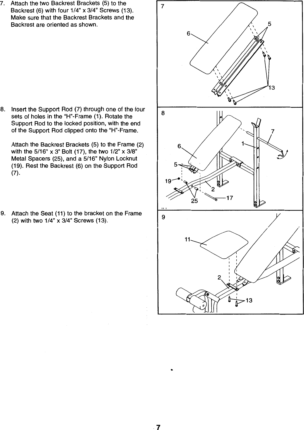 Page 7 of 12 - Weider Weider-130-Bench-Webe1306-Users-Manual-  Weider-130-bench-webe1306-users-manual