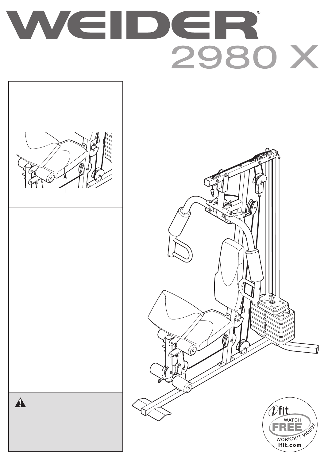 Weider 2980x Exercise Chart