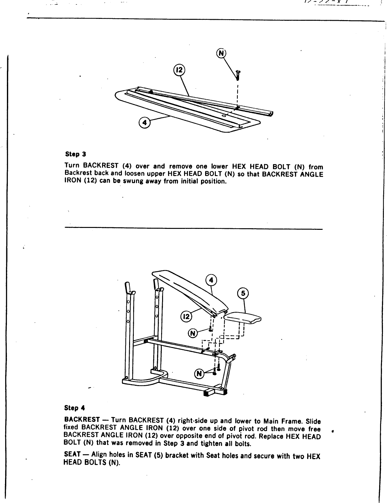 Page 4 of 7 - Weider Weider-320-Classic-Bench-Wb320-Users-Manual-  Weider-320-classic-bench-wb320-users-manual