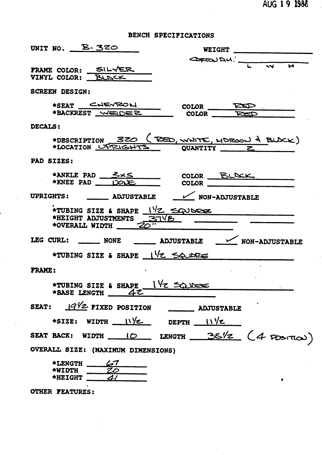Page 7 of 7 - Weider Weider-320-Classic-Bench-Wb320-Users-Manual-  Weider-320-classic-bench-wb320-users-manual