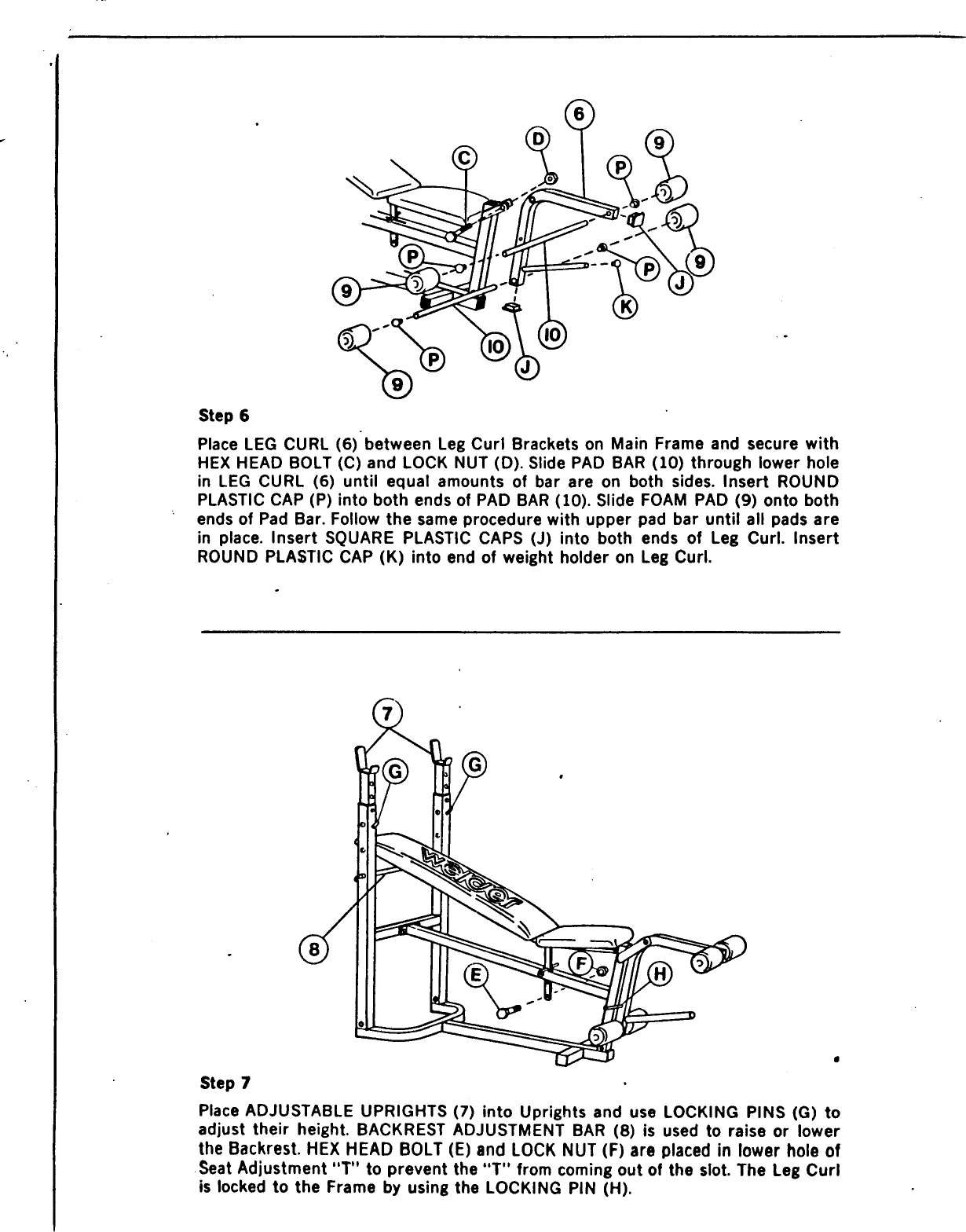 Page 5 of 6 - Weider Weider-330-Classic-Bench-Wb330-Users-Manual-  Weider-330-classic-bench-wb330-users-manual