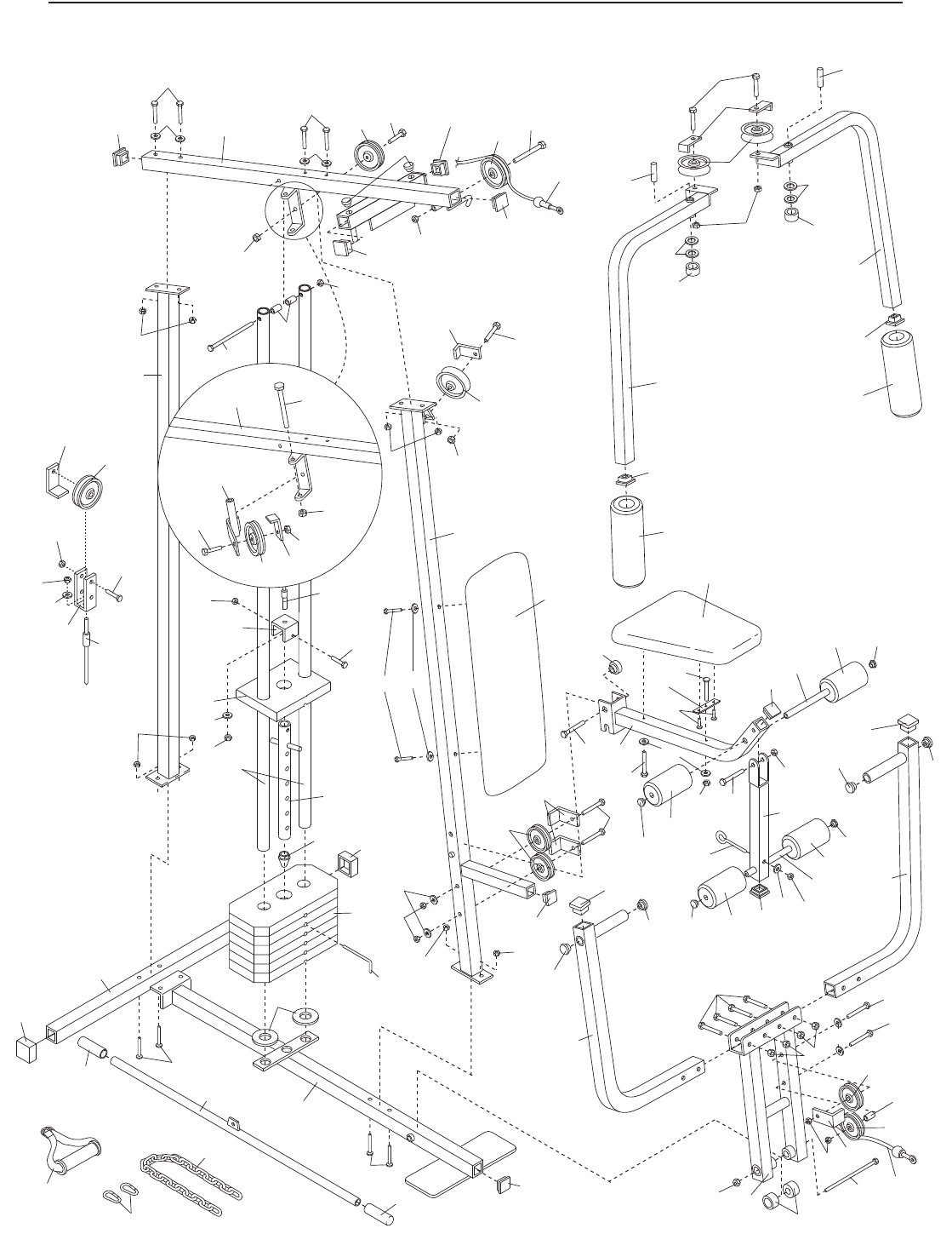 Weider 8510 System Wesy8510 Users Manual *WESY85103 152883