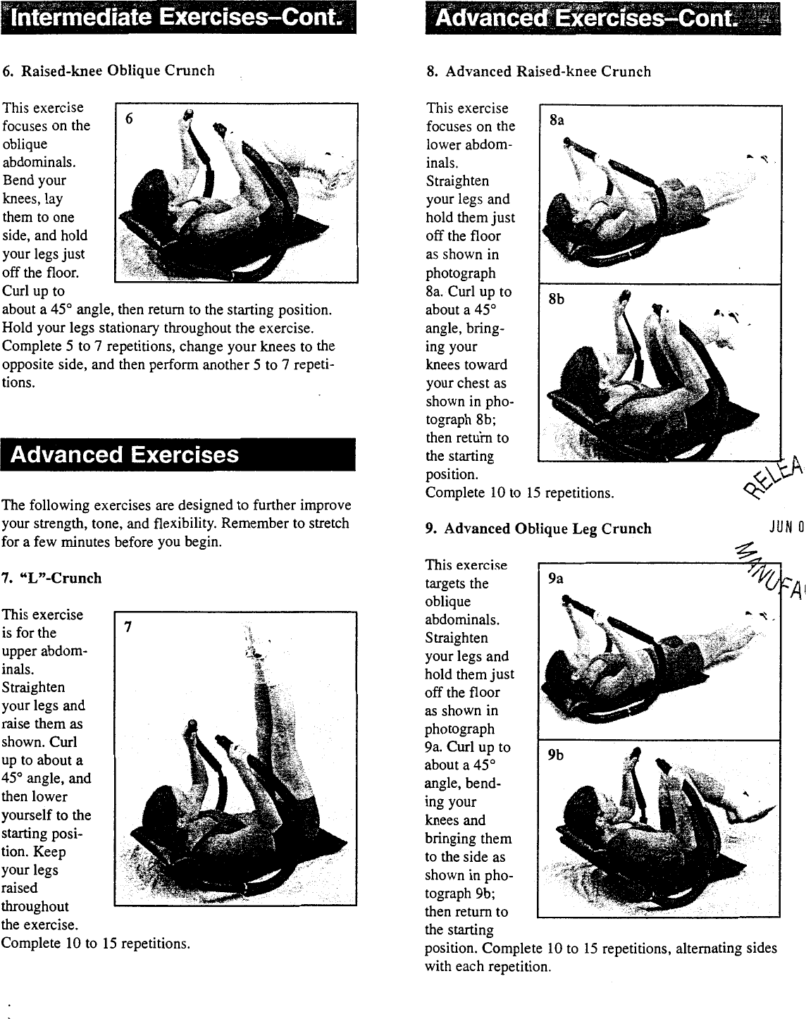 Page 6 of 8 - Weider Weider-Ab-Shaper-Drmc2006-Users-Manual-  Weider-ab-shaper-drmc2006-users-manual