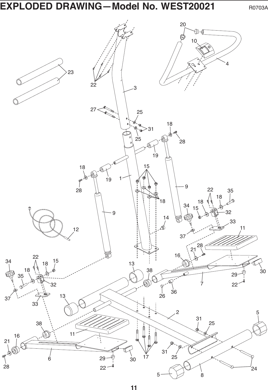 Page 11 of 12 - Weider Weider-Aerostepper-West2002-Users-Manual- 285430  Weider-aerostepper-west2002-users-manual