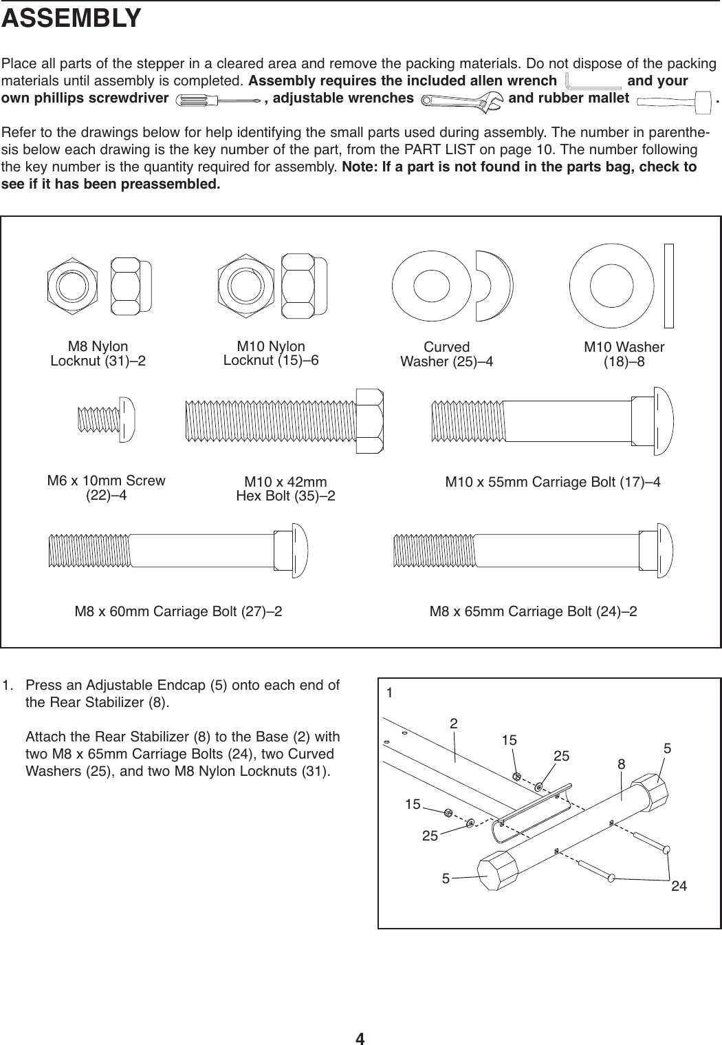 Page 4 of 12 - Weider Weider-Aerostepper-West2002-Users-Manual- 285430  Weider-aerostepper-west2002-users-manual