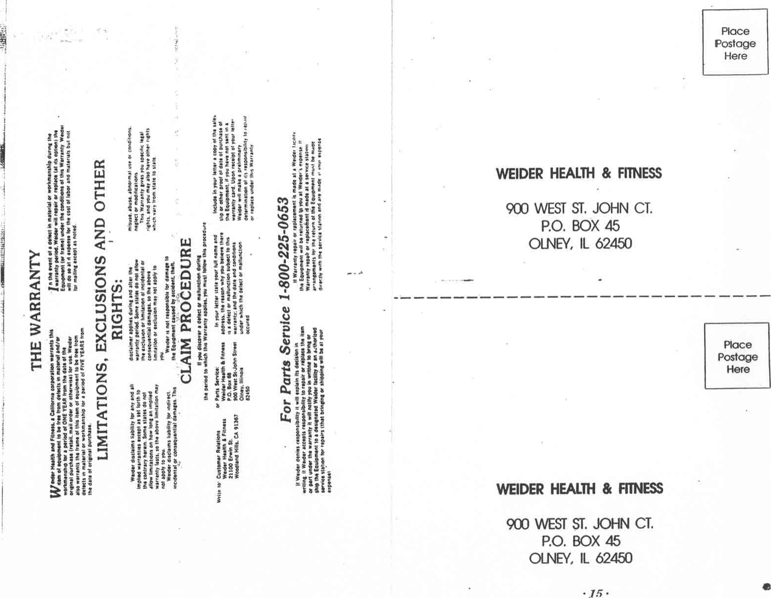 Page 8 of 9 - Weider Weider-Body-Shaper-Dual-Action-Ministepper-Bss1D-Users-Manual- Acr1A5.tmp  Weider-body-shaper-dual-action-ministepper-bss1d-users-manual