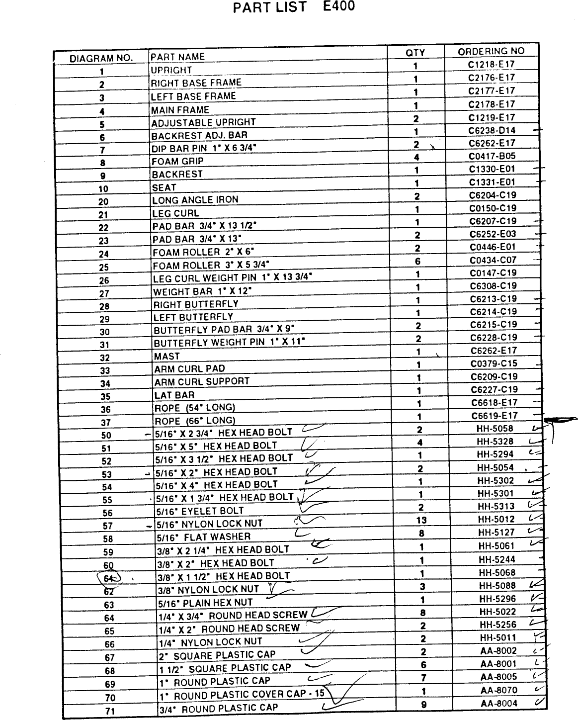 Page 2 of 9 - Weider Weider-Cobra-400-Home-Gym-E400-Users-Manual-  Weider-cobra-400-home-gym-e400-users-manual