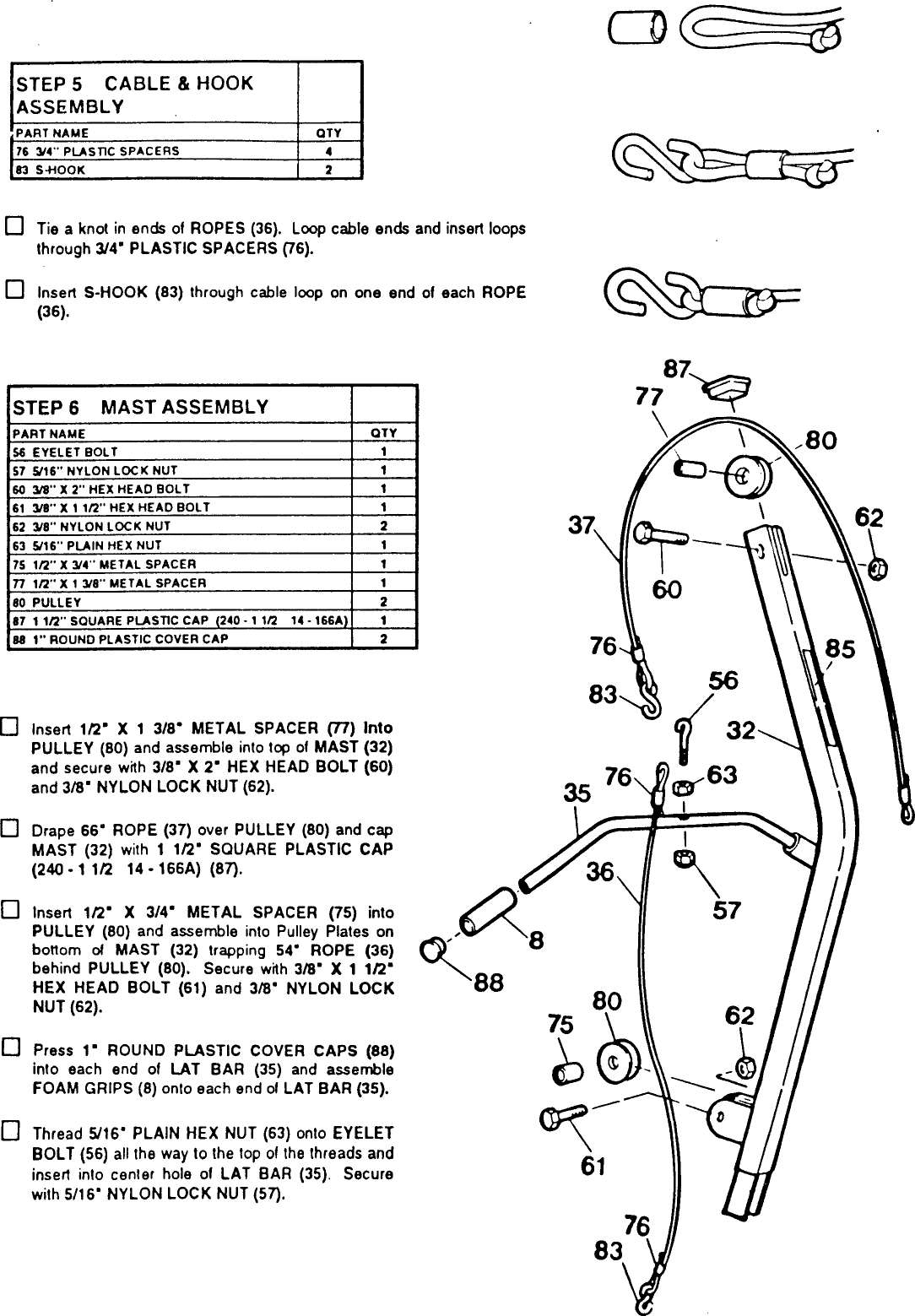 Page 7 of 9 - Weider Weider-Cobra-400-Home-Gym-E400-Users-Manual-  Weider-cobra-400-home-gym-e400-users-manual