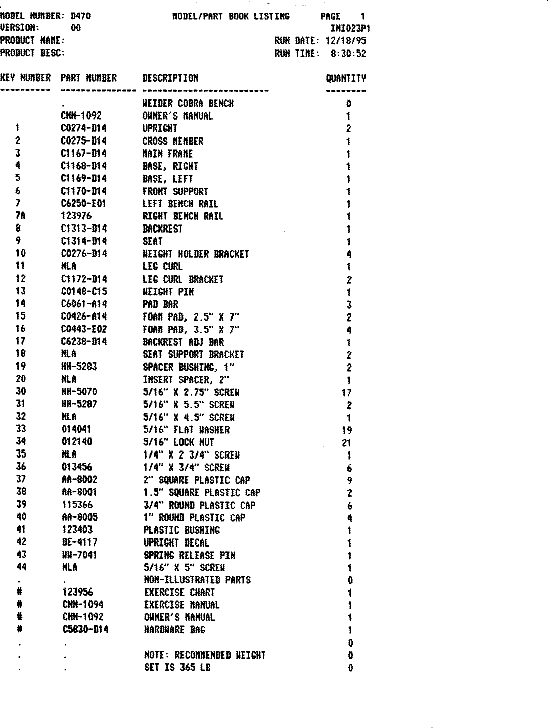 Page 2 of 5 - Weider Weider-D4700-Owner-S-Manual