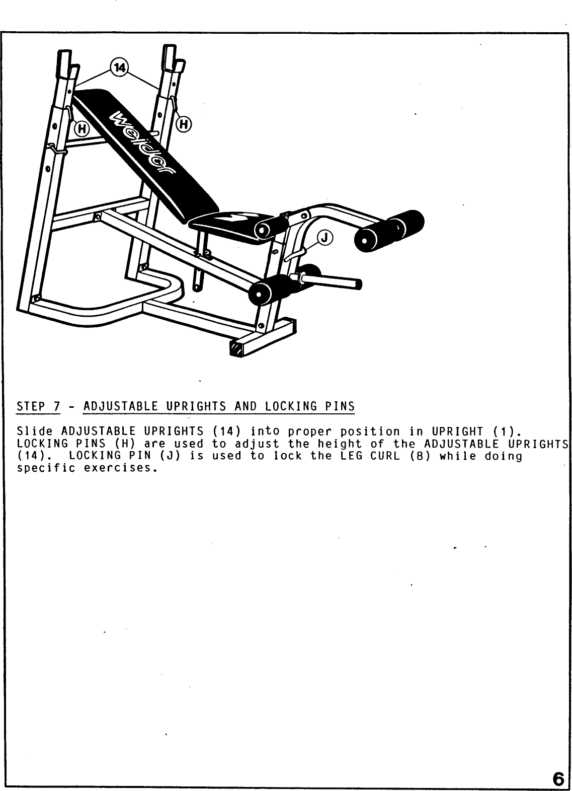 Page 7 of 7 - Weider Weider-F9440-Owner-S-Manual