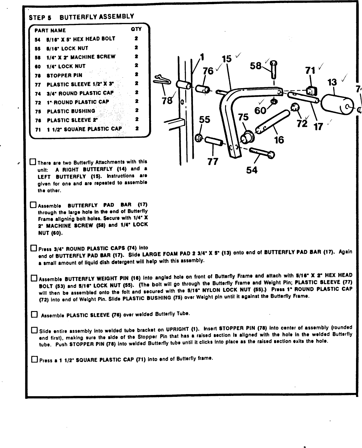 Page 5 of 8 - Weider Weider-Muscle-131-Bench-E131B-Users-Manual- Weider-muscle-131-bench-e131b-users-manual