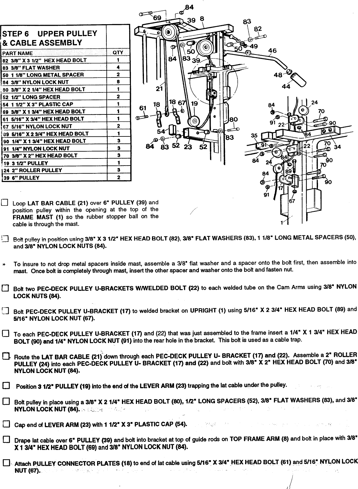 Page 9 of 11 - Weider Weider-Power-Master-Plus-Bench-E550-Users-Manual-  Weider-power-master-plus-bench-e550-users-manual