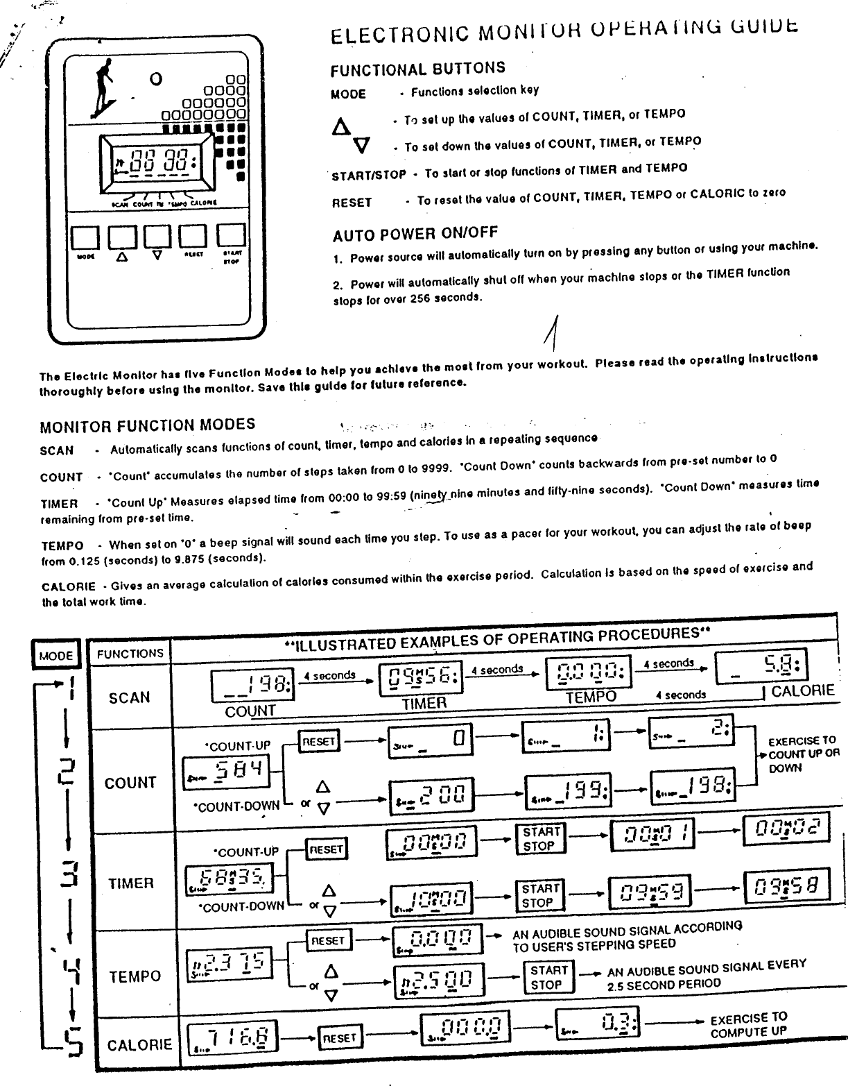 Page 10 of 10 - Weider Weider-Sm4-Stepmaster-Stepper-Sm4-Users-Manual-  Weider-sm4-stepmaster-stepper-sm4-users-manual