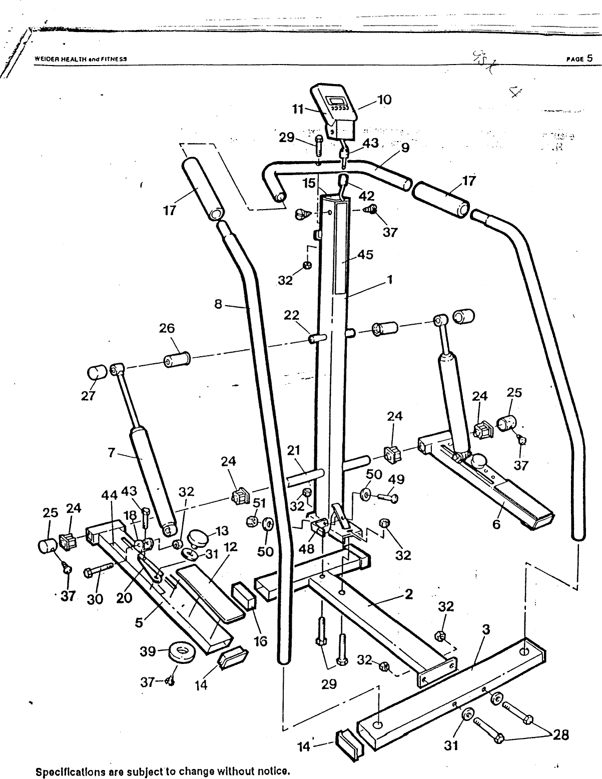 Page 7 of 10 - Weider Weider-Sm4-Stepmaster-Stepper-Sm4-Users-Manual-  Weider-sm4-stepmaster-stepper-sm4-users-manual