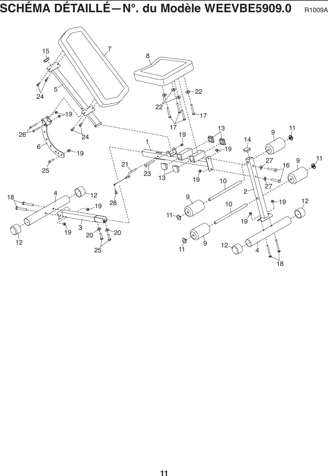 Page 11 of 12 - Weider Weider-Tc-150-Bench-Weevbe5909-Users-Manual-  Weider-tc-150-bench-weevbe5909-users-manual