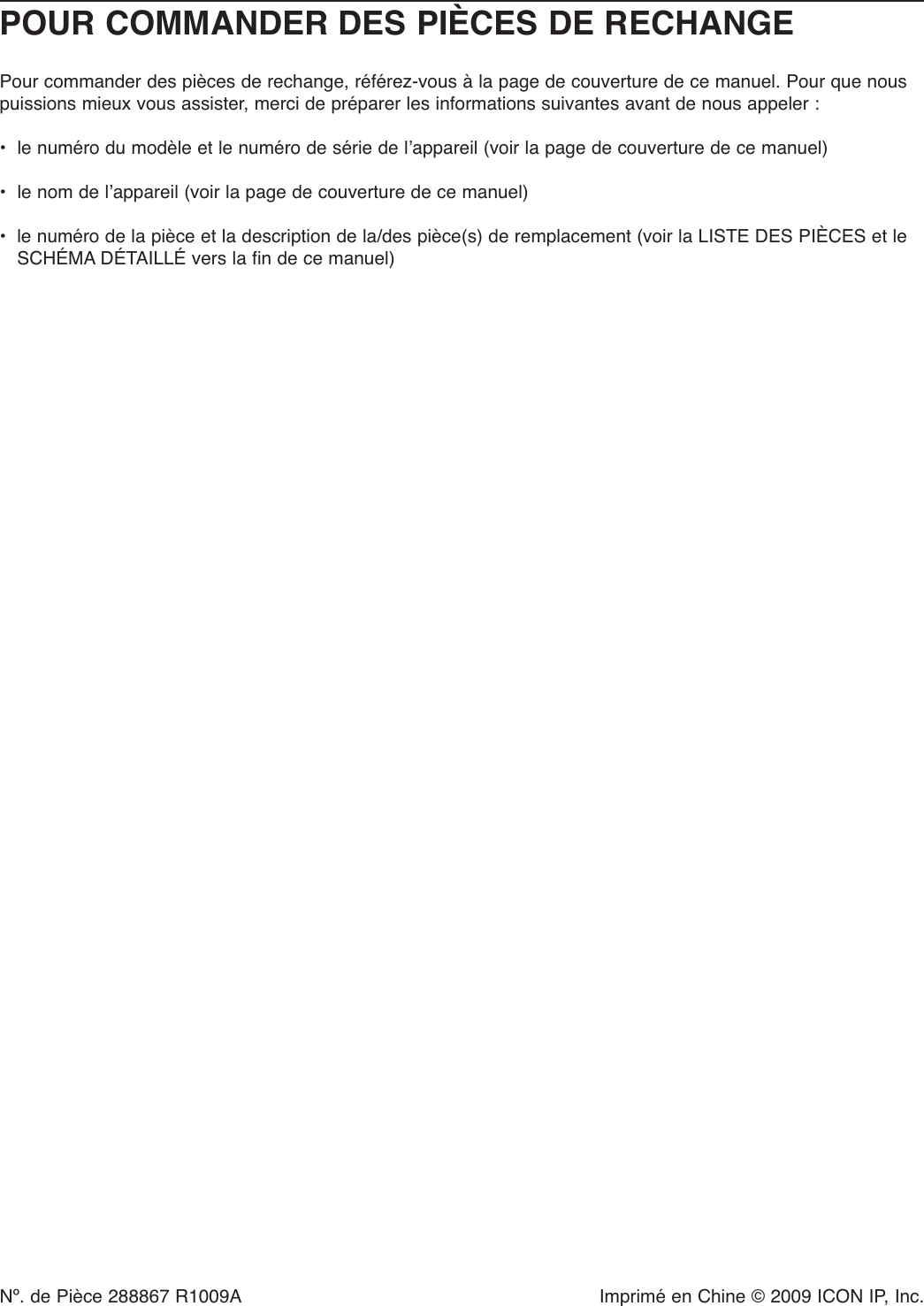 Page 12 of 12 - Weider Weider-Tc-150-Bench-Weevbe5909-Users-Manual-  Weider-tc-150-bench-weevbe5909-users-manual