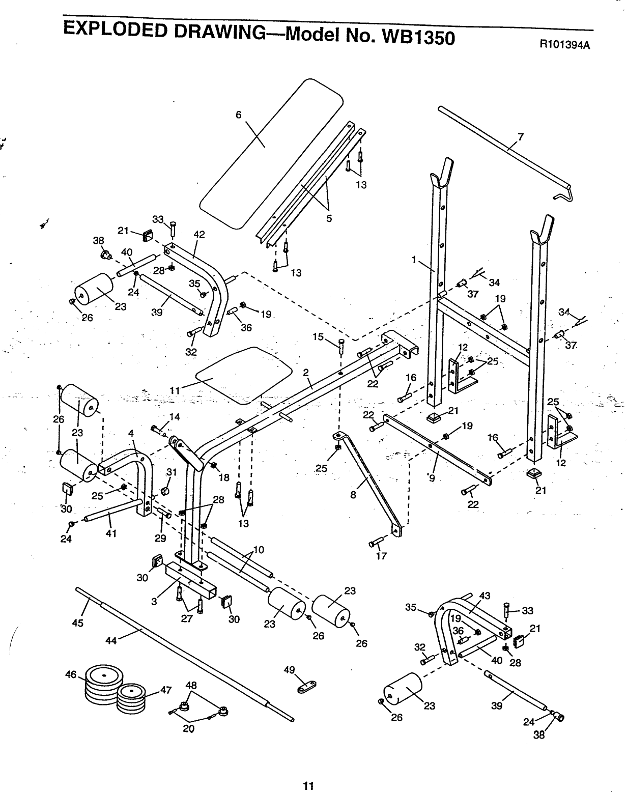 Page 11 of 12 - Weider Weider-Wb1350-Owner-S-Manual