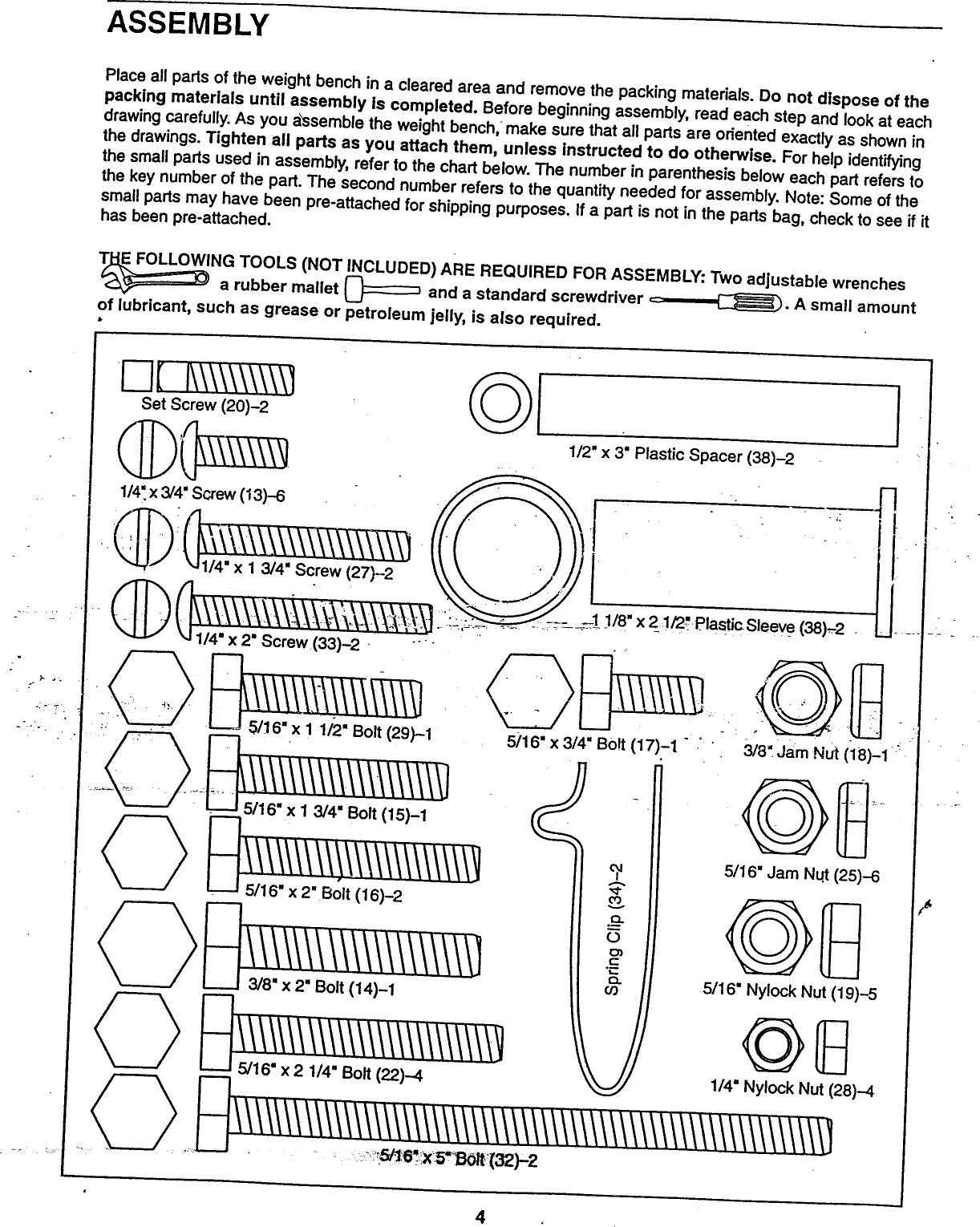 Page 4 of 12 - Weider Weider-Wb1350-Owner-S-Manual
