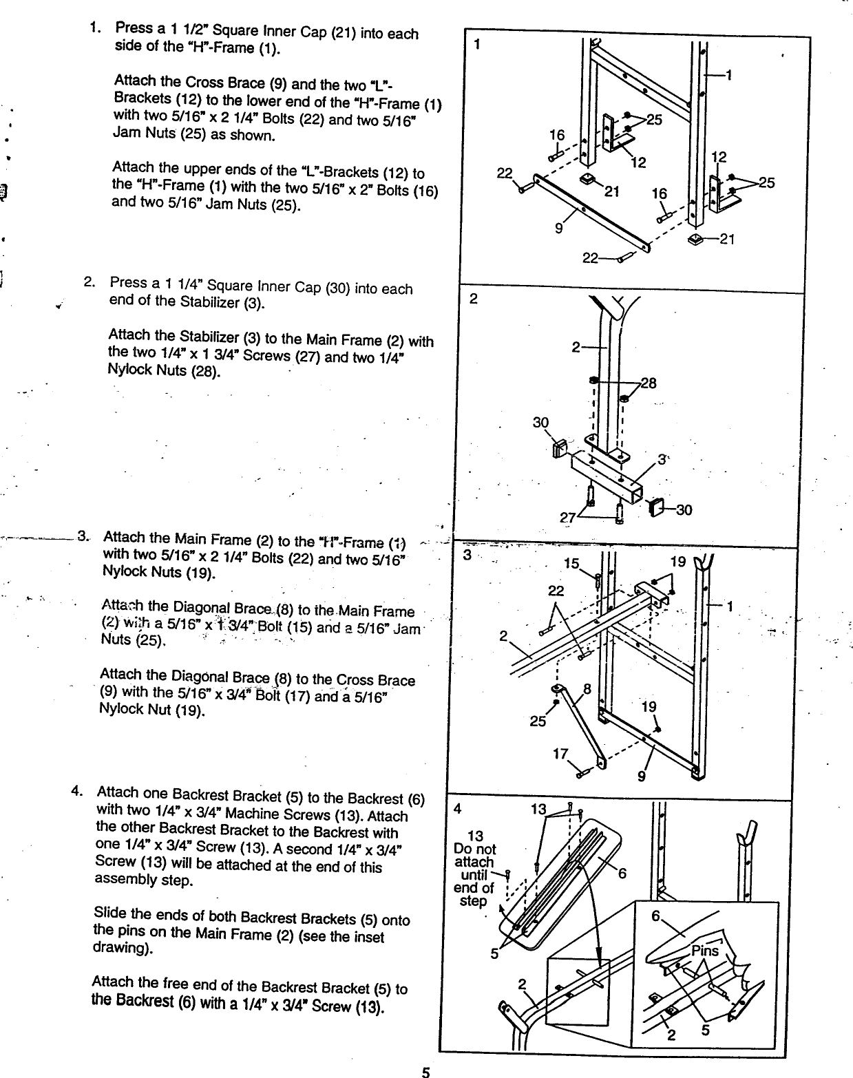 Page 5 of 12 - Weider Weider-Wb1350-Owner-S-Manual