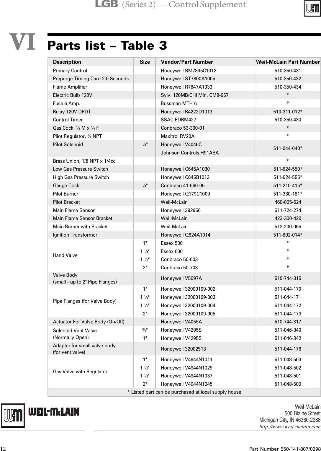 Page 11 of 11 - Weil-Mclain Weil-Mclain-Flame-Guardian-Wmbc-1A-Users-Manual- 141807  Weil-mclain-flame-guardian-wmbc-1a-users-manual