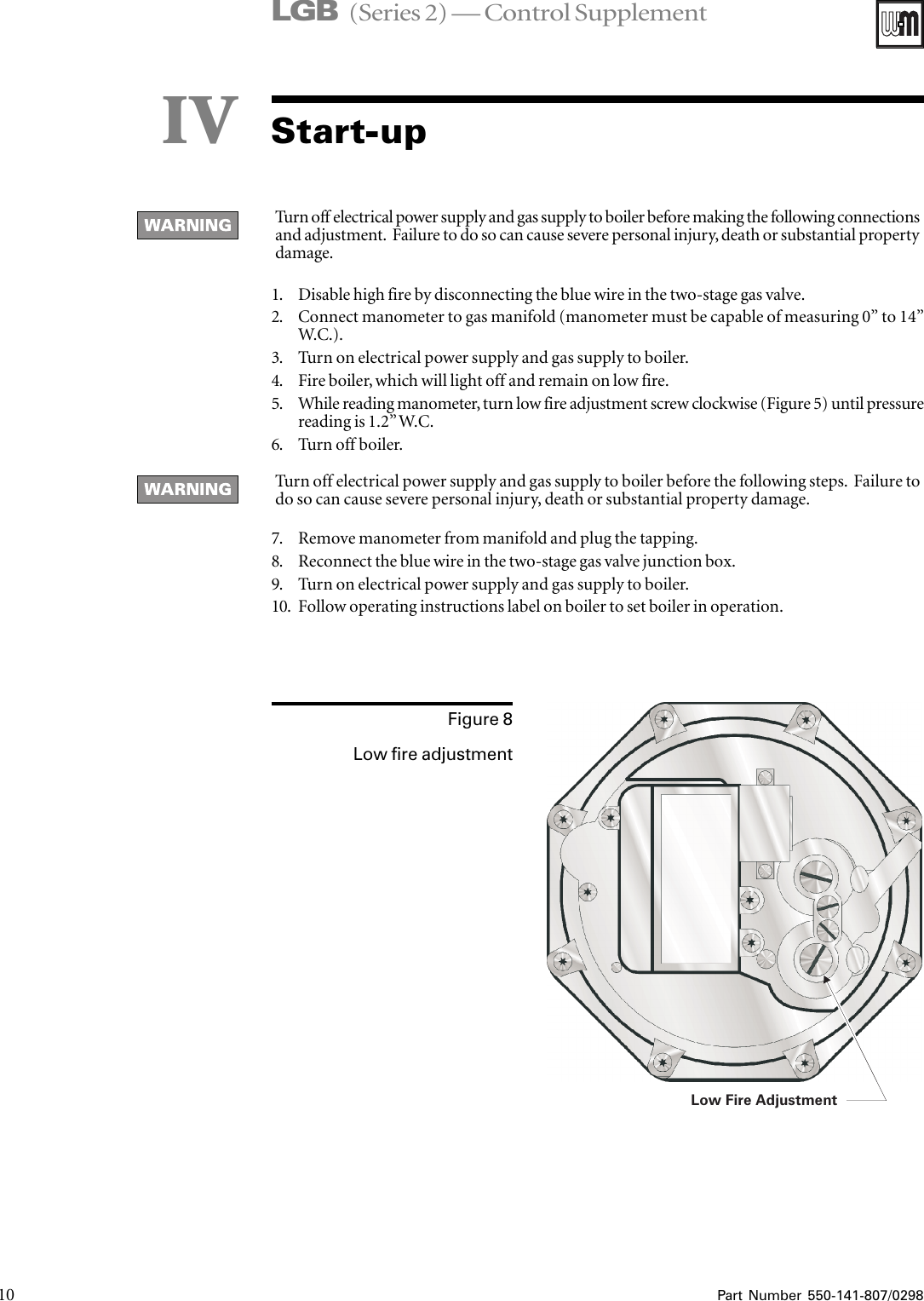 Page 9 of 11 - Weil-Mclain Weil-Mclain-Flame-Guardian-Wmbc-1A-Users-Manual- 141807  Weil-mclain-flame-guardian-wmbc-1a-users-manual