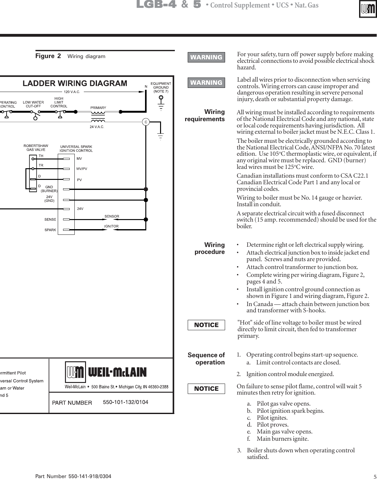 Page 5 of 8 - Weil-Mclain Weil-Mclain-Lgb-4-Users-Manual- 550-141-918_0304.pmd  Weil-mclain-lgb-4-users-manual