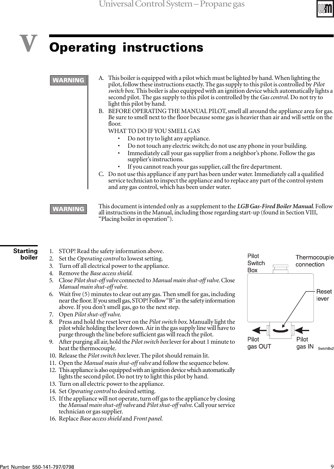 Page 8 of 11 - Weil-Mclain Weil-Mclain-Series-2-Lgb-10-Users-Manual- 141797.p65 Weil-mclain-series-2-lgb-10-users-manual