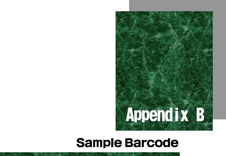 Appendix B8 Sample Barcode