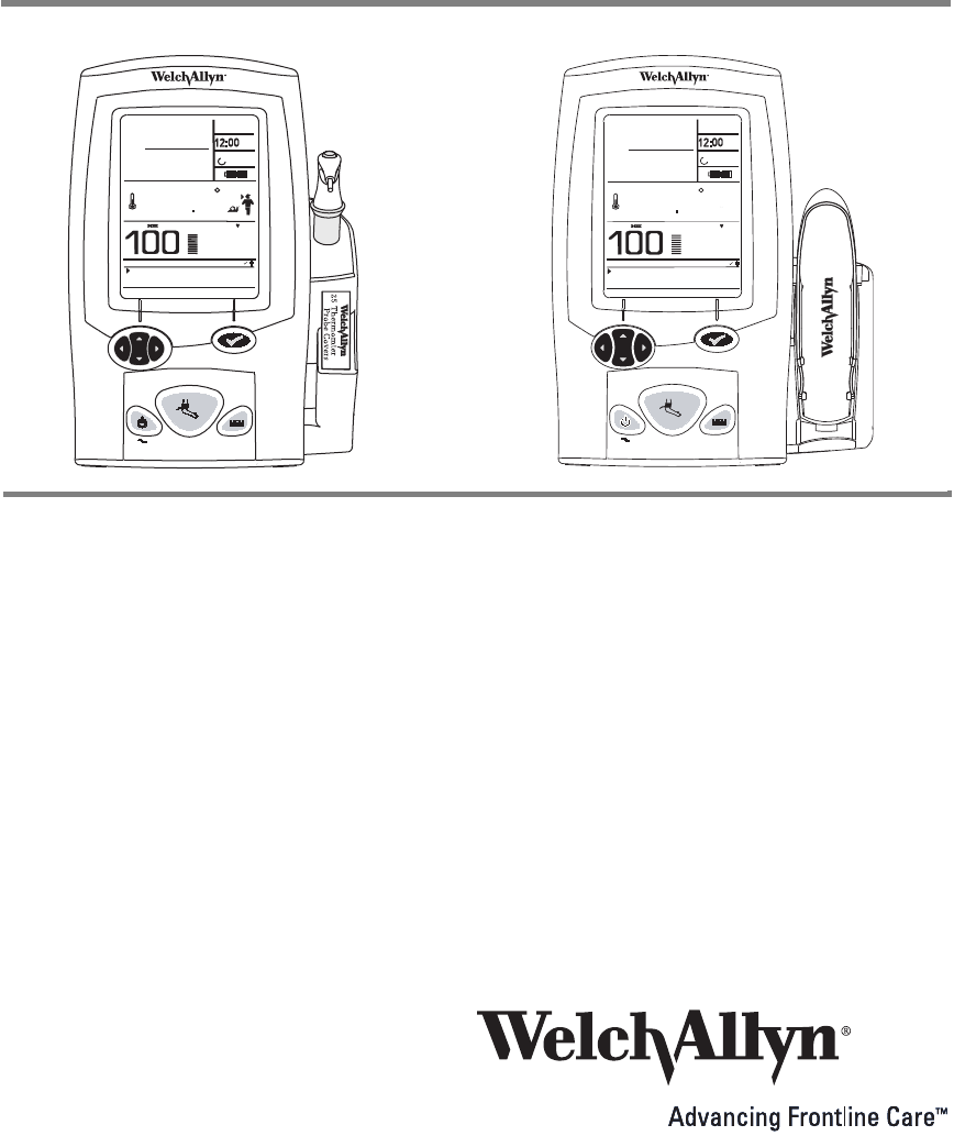 welch allyn spot vital signs lxi 45oto with accessories