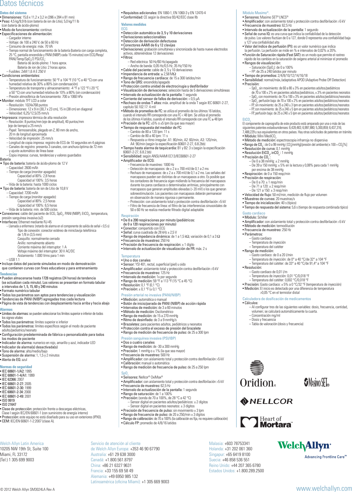 Page 2 of 2 - Welch-Allyn-Medical-Diagnostic-Equipment Welch-Allyn-Medical-Diagnostic-Equipment-Monitor-De-Paciente-1500-Users-Manual-  Welch-allyn-medical-diagnostic-equipment-monitor-de-paciente-1500-users-manual