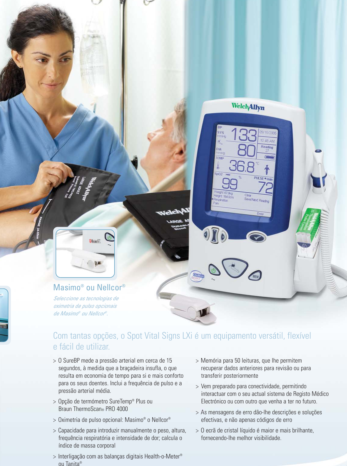 Page 3 of 4 - Welch-Allyn-Medical-Diagnostic-Equipment Welch-Allyn-Medical-Diagnostic-Equipment-Spot-Vital-Signs-Lxi-Users-Manual- SM2870PT RevD.qxp Welch-allyn-medical-diagnostic-equipment-spot-vital-signs-lxi-users-manual