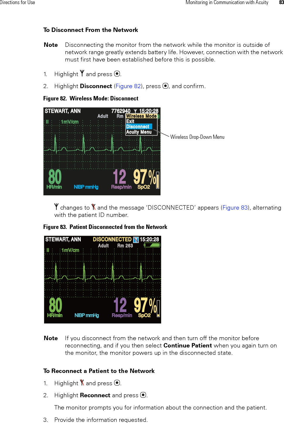 84 Monitoring in Communication with Acuity Welch Allyn Propaq LT Vital Signs Monitor