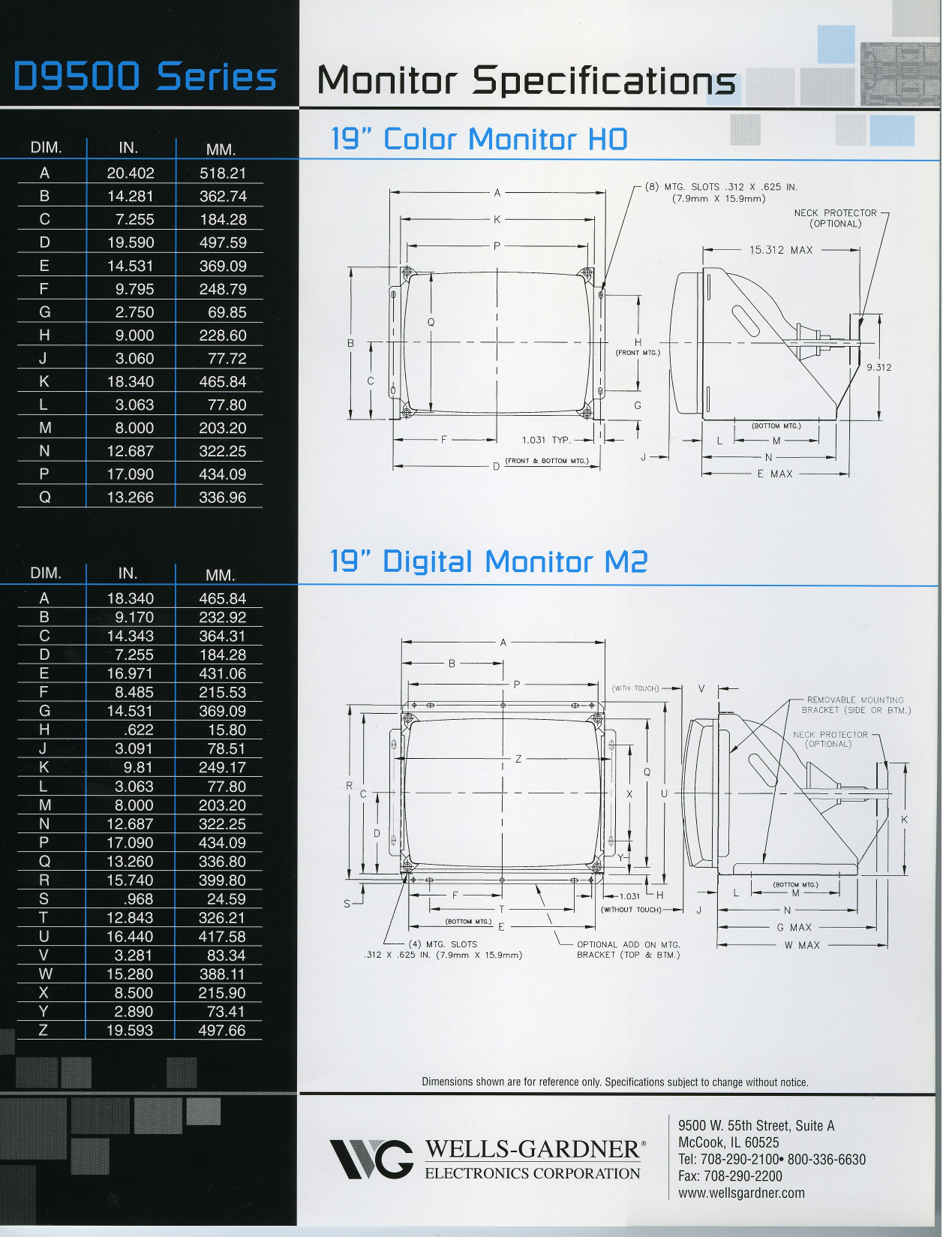 Page 2 of 2 - Wells-Gardner Wells-Gardner-D9500-Users-Manual-  Wells-gardner-d9500-users-manual