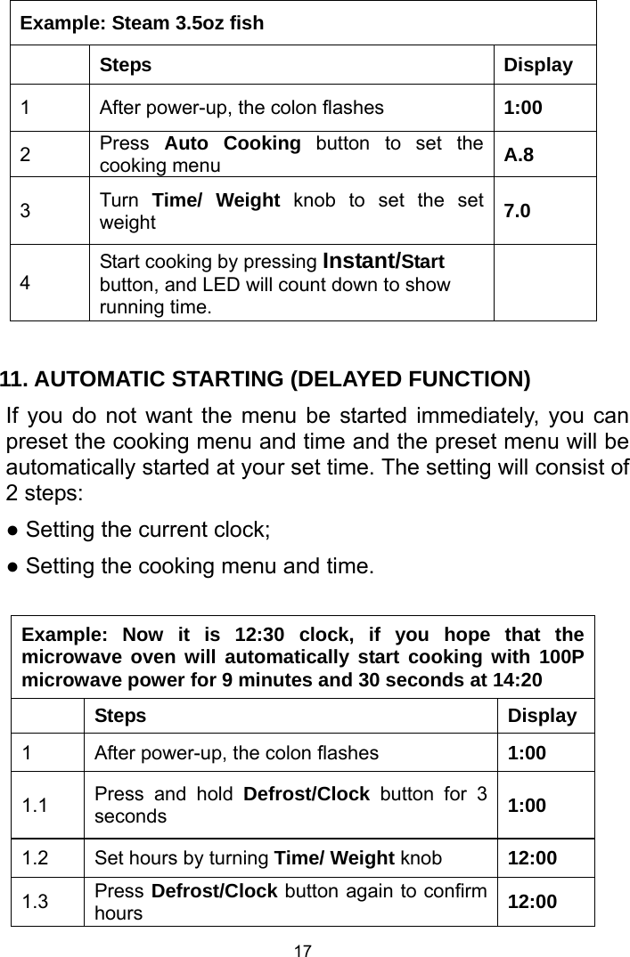 Page 17 of Welly Electrical Appliances DW20UX40 Microwave Oven User Manual 4 