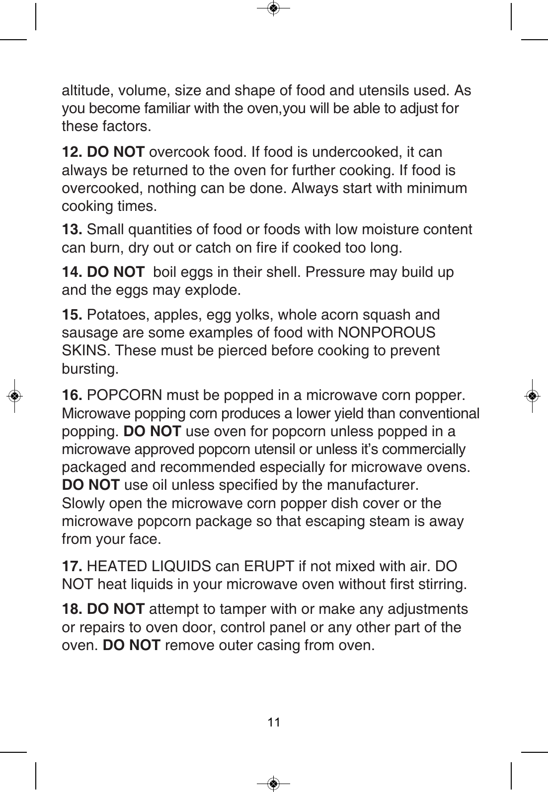 Page 11 of Welly Electrical Appliances DW23PX98F Microwave Oven User Manual NA09 23PX99                            OK