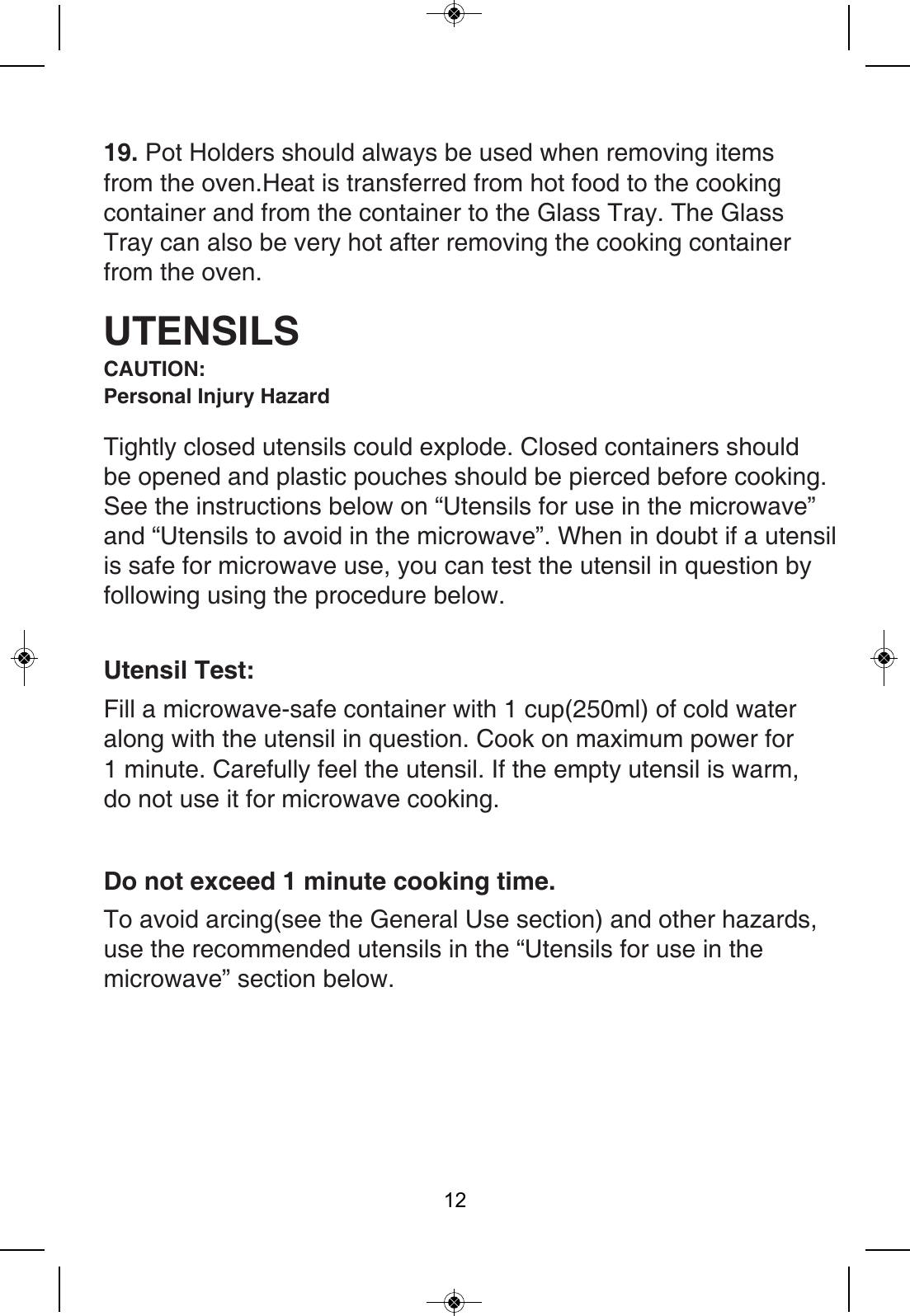 Page 12 of Welly Electrical Appliances DW23PX98F Microwave Oven User Manual NA09 23PX99                            OK