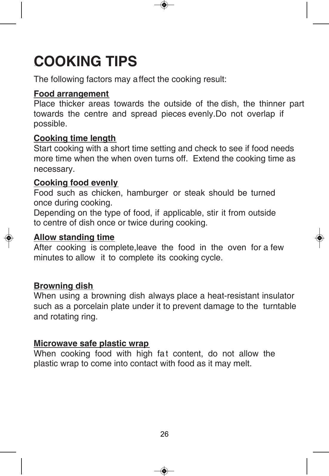 Page 26 of Welly Electrical Appliances DW23PX98F Microwave Oven User Manual NA09 23PX99                            OK