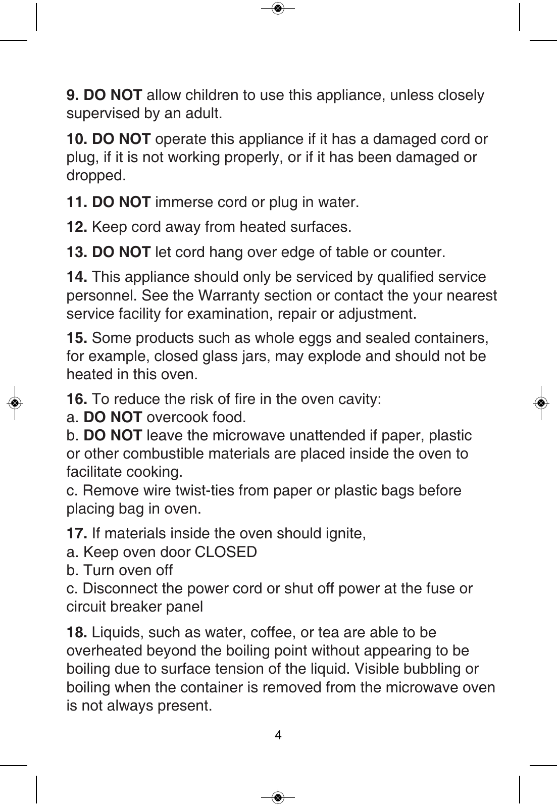 Page 4 of Welly Electrical Appliances DW23PX98F Microwave Oven User Manual NA09 23PX99                            OK
