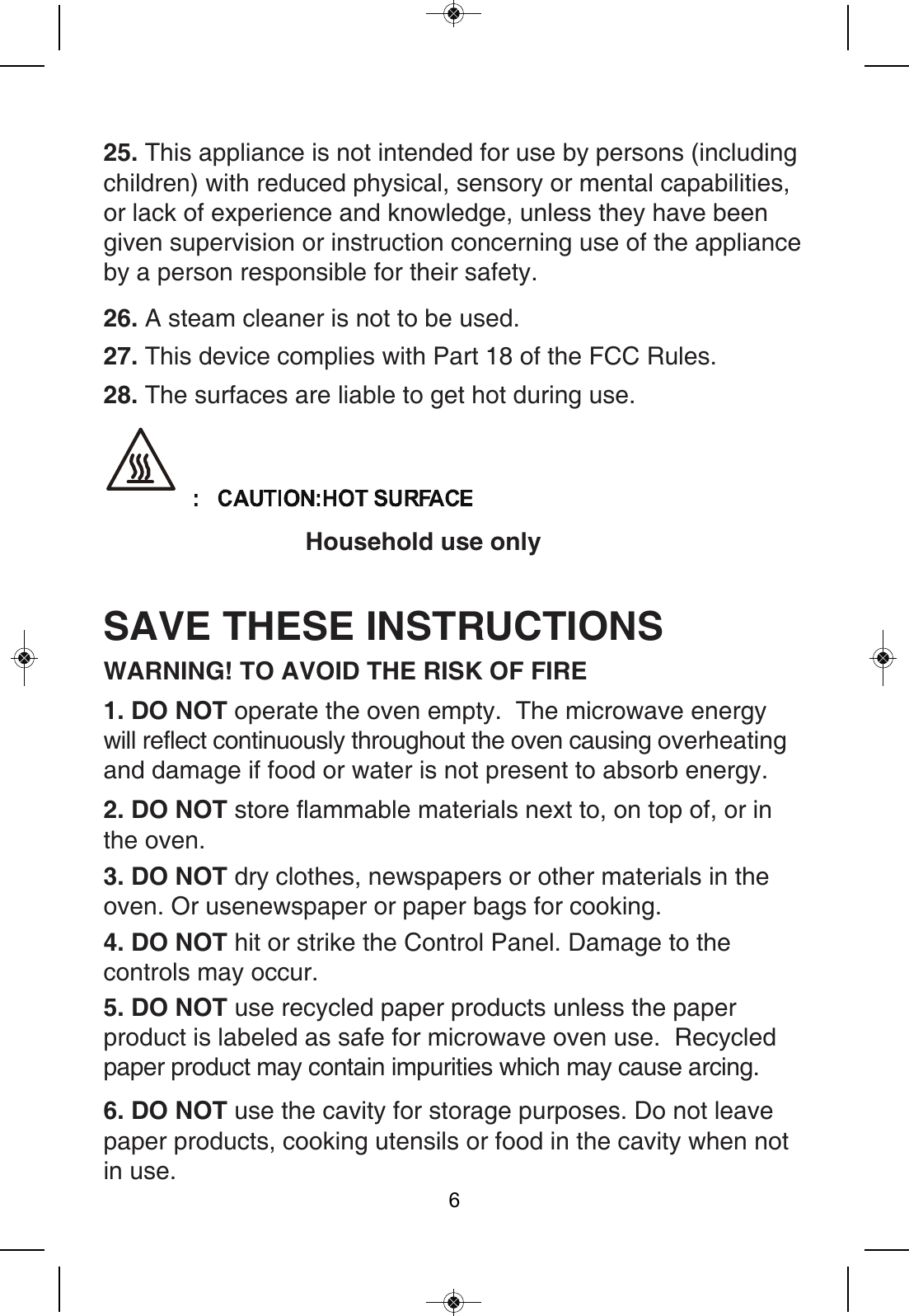 Page 6 of Welly Electrical Appliances DW23PX98F Microwave Oven User Manual NA09 23PX99                            OK