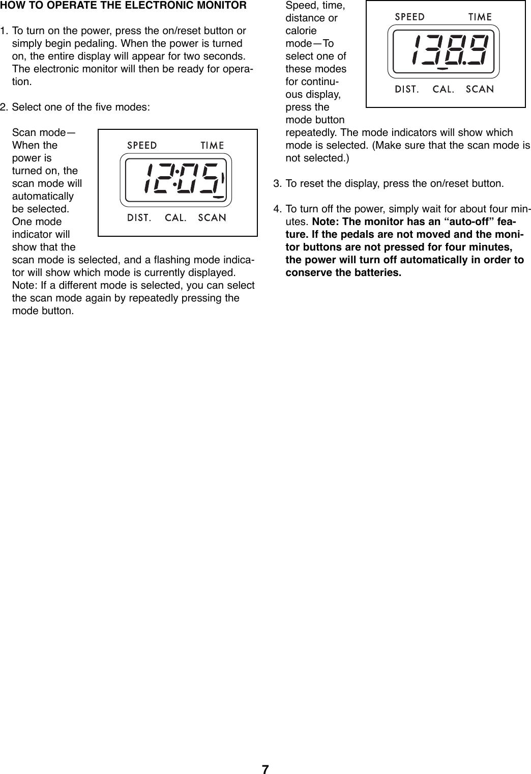 weslo 605s exercise bike