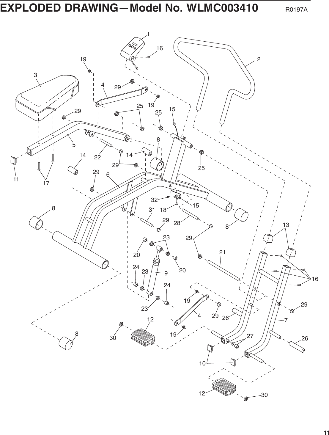 Page 11 of 12 - Weslo Weslo-Wlmc003410-Owners-Manual 285430