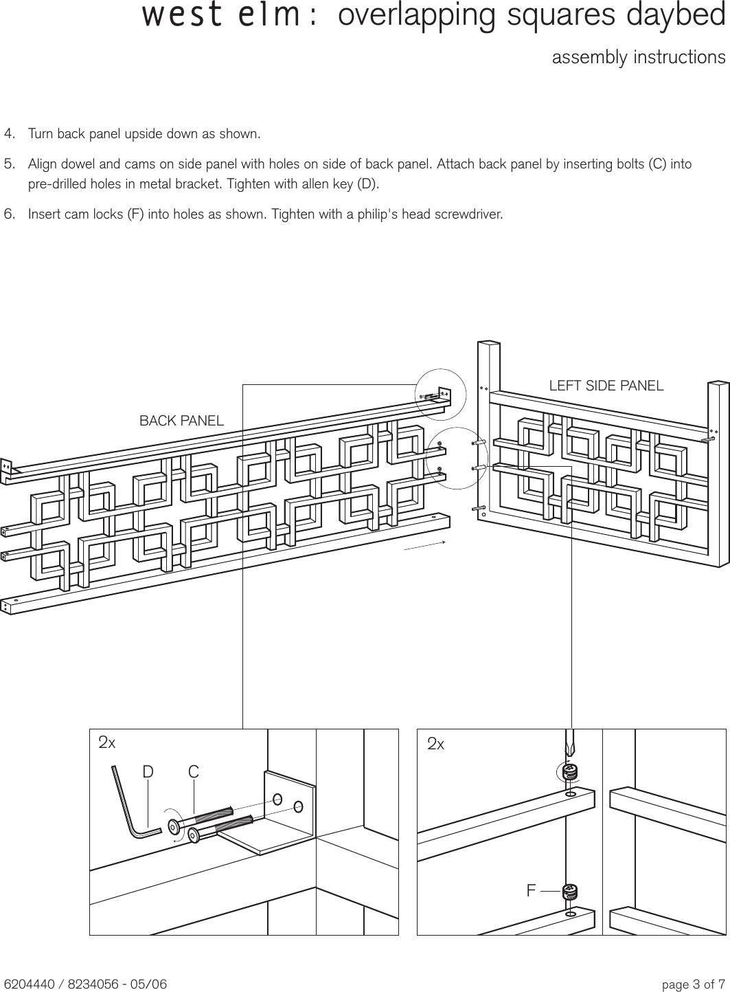 Page 3 of 7 - West-Elm Overlapping-Squares-Daybed OvrlpngSqDybd.05.18.06